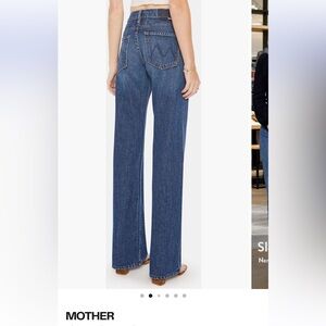 MOTHER Flare & Wide Leg Jeans in Deep Blue